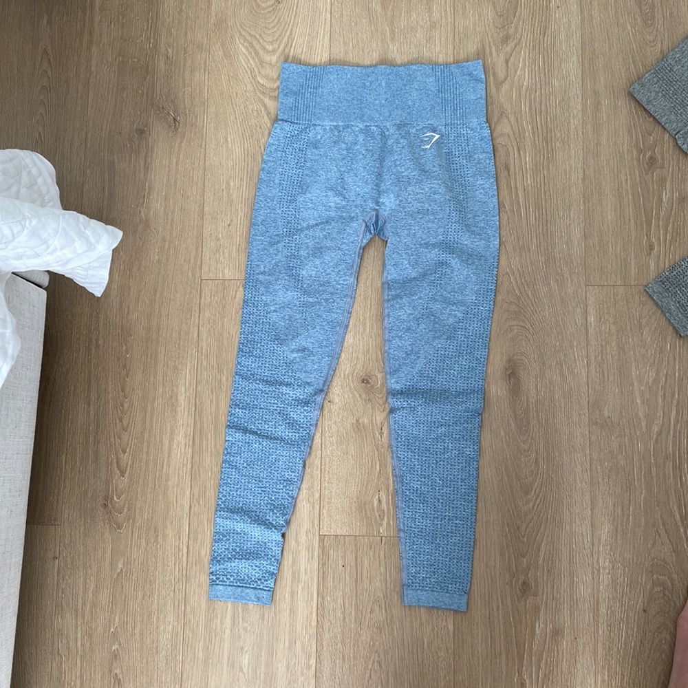 Blue Gymshark seamless leggings